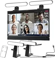 Video Light LED with 3000-6500K Colour Temperature, 3 Light Modes with Remote Control, Type-C - Ideal for Laptop, Computer, Tablet, Conferences, Video Recording and Photography (2)