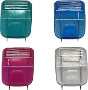 Tetra-Teknica (24-Pack) CWC-1053 Cubicle Fabric Partition Panel Hooks, Assorted Color