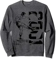 [X.Style] Limited Edition 2001 Soccer 22 Years Football 22nd Birthday Sweatshirt ds1502 Sweater (L) Dark Heather Grey