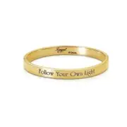 Disney Couture Kingdom Junior Rapunzel Follow Your Own Light Bangle Yellow Gold