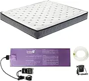 95% Small Wave Waterbed Mattresses－Intelligent Constant Temperature Full Size Water Bed, No Frame Needed Square Waterbed Mattress, Water and Air Dual Purpose Waterbed (Queen-60x80)
