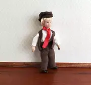 Dollhouse Victorian Boy Son Doll Porcelain Semi-Poseable 1:12 Scale Family