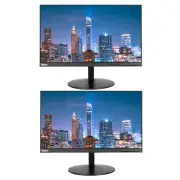 Lenovo ThinkVision T22i-10 21.5 Inch FHD (1920x1080) LED Backlit Monitor 2-Pack