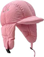 [Hellery] Hat with Earflaps Warm Hat with Peak Winter Hat Filled Hat for Snow Outdoor Sports