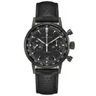 Hamilton American Classic Intra-Matic Auto Chrono Black leather Watch H38446730