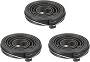 sourcing map Drill Press Spring Drill Press Quill Feed Return Coil Spring Assembly Spring Steel Chemical Blackening Finish 1540mm Expand Long 58 x 10 x 1.6mm 3 Pcs