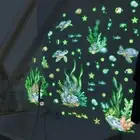 Luminous Marine Animal Wall Stickers for Kids Room Glow in the Dark Decor
