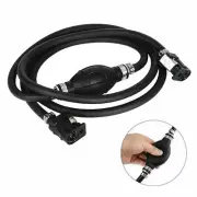 Boat Motor Fuel Gas Hose Line Assembly Primer Bulb 8mm 5/16" Marine Outboard