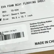 EVA Foam Boat Decking Sheet Mat DESERT CAMO Marine Yacht Flooring 94.5x15.7"