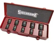 Sidchrome METRIC IMPACT SOCKET SET XS410MT 10Pcs 1/2” Drive *Aust Brand