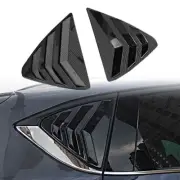 Rear Window Carbon Fiber Vent Shutter Louver Cover Trim For Mazda CX-5 2017-22 (for: Mazda)