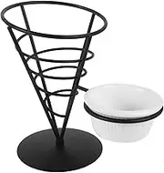 MAGICLULU French Fry Stand Holder Snack Display Rack for Appetizers Chips and Fried Foods Chic Design for Restaurants and Events