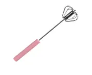 Egg Whisk, Stainless Steel Hand Push Whisk Blender for Home