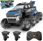 UFULMN Remote Control Car 2.4GHz All Terrain RC Drift Cars Beach Pool Toys Gifts for Kids Blue