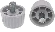 2PCS Refrigerator Freezer Footing with Height Adjustable Screw Rod Bottom Foot Pad Moisture-Proof Table Chair Leg Holder