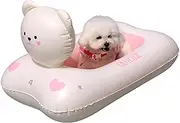 WINIZ Dog Float - Pink Bear Design Inflatable Rafts for Small Medium Dogs and Puppies - Essential Pet Supplies for Summer Outdoor Water Play Pool Lake River