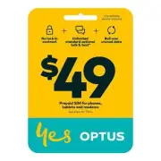 Australia Optus 5G 4G Prepaid $49 Starter SIM Card 65GB Data Call SMS 28 days