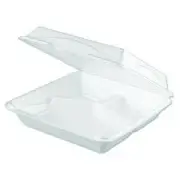 Handi Foil 6093S250 Handi-lock Three-compartment Food Container, 8 X 3 X 8.87,