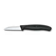 VICTORINOX Straight Plain 6cm Knife Black