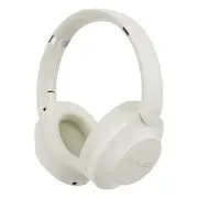 Bluetooth Headphones Over Ear HiFi Stereo Foldable Headset for Travel-White