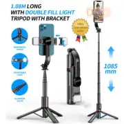 Mobile Phone Tripod Remote Holder Stand Flexible Bluetooth For With Selfie Stick