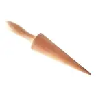 Ice Cream Cone Maker, DIY Egg Roll Baking Tool, Pastry Tool Wooden Cone Roller,