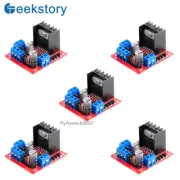 5pcs L298N Motor Driver Module DC Stepper Motor Dual H Bridge Control Board