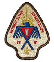 Rotary Scout Res (NY) 1981 Pocket Patch BSA
