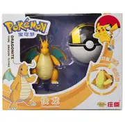 Pokemon Dragonite Pokeball Transform Action Figure Toy