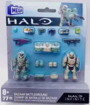 BAZAAR BATTLEGROUND, Mega Bloks Construx, Halo Infinite, HKT15 - NEW on CARD!