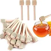 24Pcs Honey Dipper Stick, Small Honey Mixing Sticks, Honey Sticks for Honey Jars, drip Honey, and Wedding Party Gifts