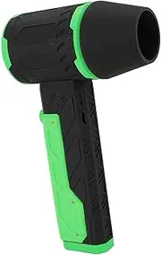 Jet Dry Blower, 140000RPM Compressed Air Duster, 4000mAh Cordless Air Blower Rechargeable, 50mm Brushless Motor Electric Jet Blower for Car,Cleaning, Camping (Black Green)