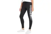 Puma Womens Essentials Graphic Leggings (Grey/White)