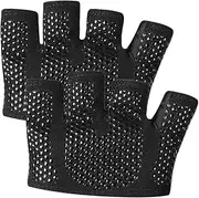 EXAOMBLE Workout Gloves for Gym Breathable Half Finger Sports Gloves with Non Slip Grip Comfortable Padded Design for Cycling Mountain Climbing and Outdoor Activities