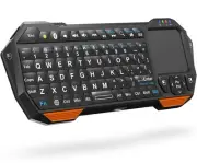 30ft Range Mini Wireless Bluetooth Keyboard w/ Touchpad for PS4 PC VR