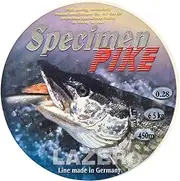 LAZER LINE Hecht Monofilament Fishing Line 450 m Diameter 0.28 mm Test 6.5 kg - Green Line - Perch & Zander Fishing - Spinner Fishing - Predator Fish Rig - Monofilament Fishing Tendon - Nylon Thread