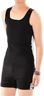 [BaronHong] Women Lesbian Tomboy Chest Binder Quick-Drying Swimwear Set Tank Top+Swimming Pants