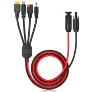 4-In-1 Solar Panel Connector Extension Cable Splitter for Connector DC7327