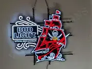 Vivid LED Tampa Bay Buccaneers Beer 25"x22" Neon Sign Light Lamp With Dimmer