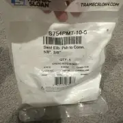 Tramec Sloan S754PMT-10-6 Swivel Elbow Psh To Conn 5/8" x 3/8"- 1 Unit from Bag