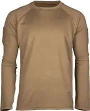 Mil-Tec Tactical Quick-Dry, t-shirt long sleeve , color: Light Brown (Coyote) , size: S