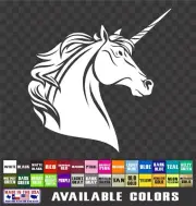 UNICORN Sticker Fantasy Horse Beautiful Animal Cute Fun Vinyl Car Van Decal