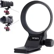 iShoot Metal Tripod Mount Ring Lens Collar Compatible with Canon RF 28-70mm f/2L USM, Lens Support Holder Bracket Bottom is Arca-Swiss Fit Quick Release Plate Suitable for ARCA Fit Tripod Head Clamp