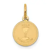 14k Yellow Gold 14k Holy Communion Charm