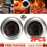 2PCS 50-500℃ Barbecue Thermometer, Pit Temp Gauge, for BBQ Smoker And Grill