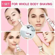4 In 1 Electric Lady Shaver, Body Hair Removal Epilator, Cordless Trimmer
