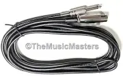 20ft MICROPHONE AUDIO CABLE Standard XLR to 1/4" Mono Plug Mic Cord Wire VWLTW