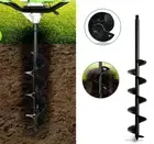 Power Garden Spiral Plant Auger Earth Planter Drill Bit Post Hole Digger Tool