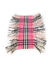 Pink Nova Check Scarf