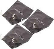Beatifufu 3pcs Hair Blower Bags Durable Canvas Hairdryer Pouch with Drawstring Closure for Safe Storage of Hair Tools for Travel Gym and Hotel Use Elegant Deep